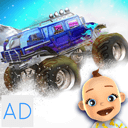 Baby Monster Truck Ice Racing